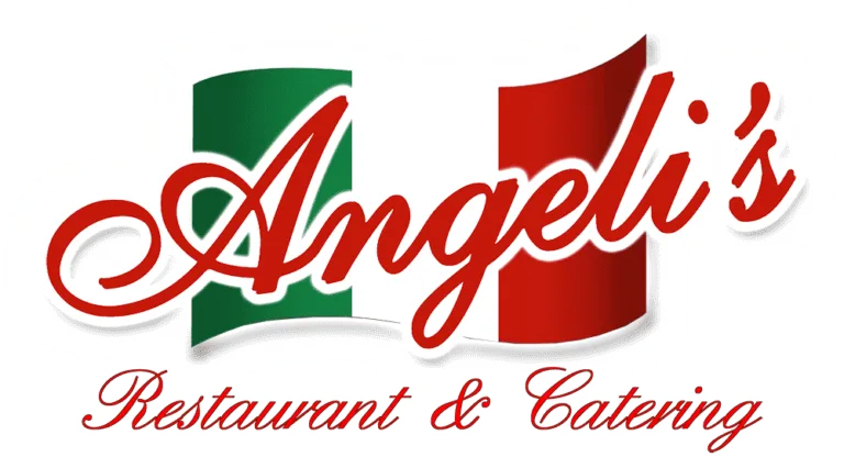 Angeli's caterering logo, with italian flag
