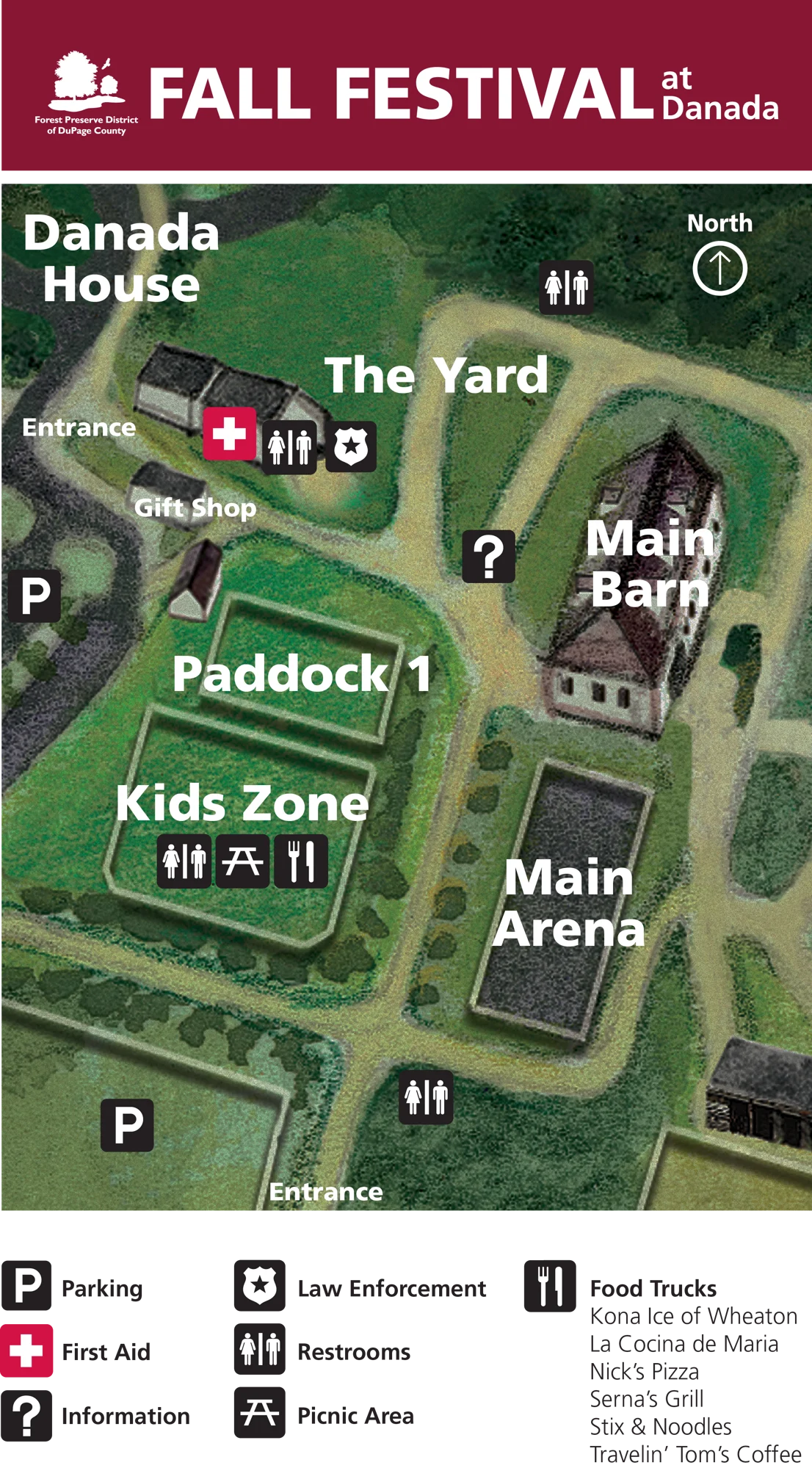 Fall festival at danada 2026 event map